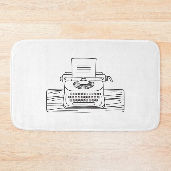 Item preview, Typewriter on Wooden Table designed and sold by rasagamastore.