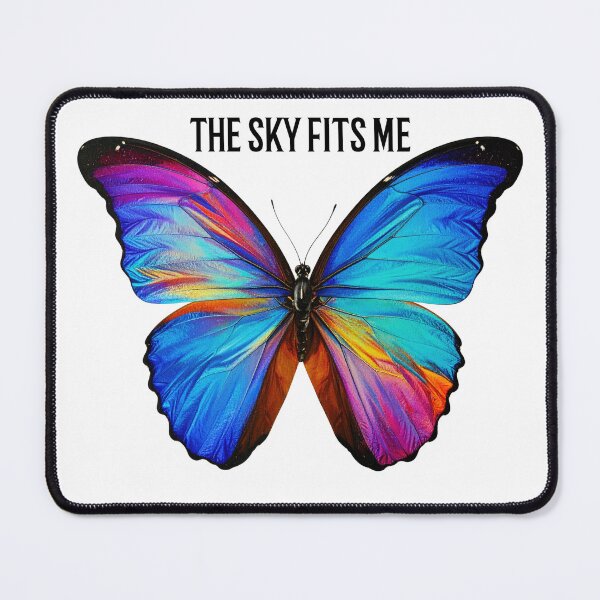 Item preview, The Sky Fits Me Butterfly Sticker | Inspirational Freedom Quote | Colorful Butterfly Motivation Art ?✨? designed and sold by Pandey14.