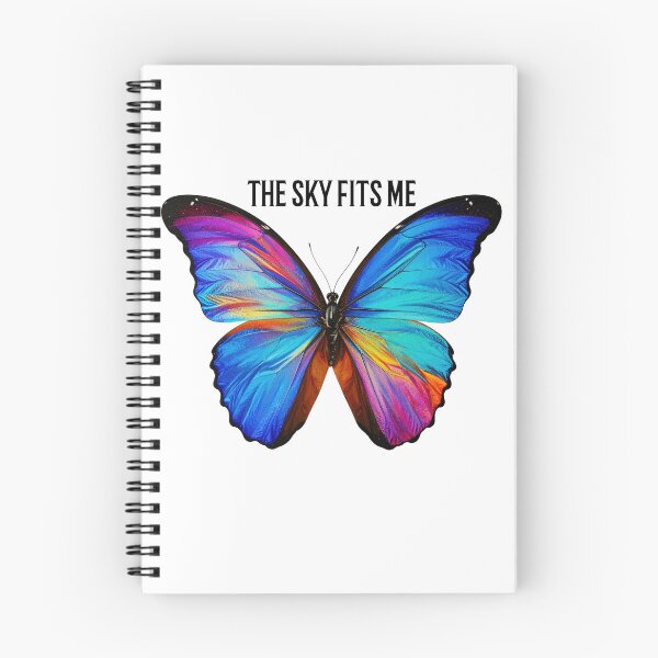 Item preview, The Sky Fits Me Butterfly Sticker | Inspirational Freedom Quote | Colorful Butterfly Motivation Art ?✨? designed and sold by Pandey14.