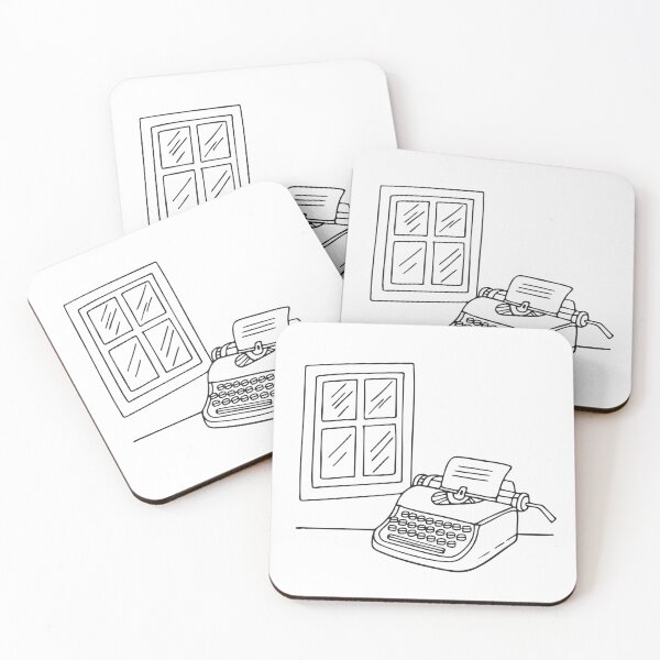 Item preview, Typewriter Near Window designed and sold by rasagamastore.