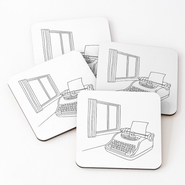 Item preview, Typewriter Beside Sunlit Window designed and sold by rasagamastore.