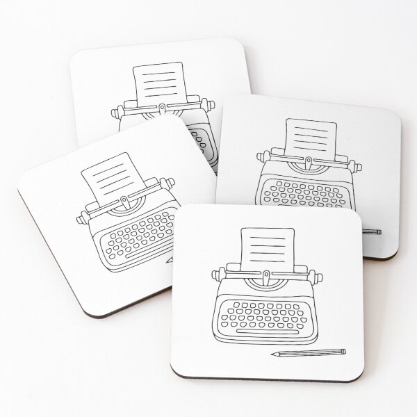 Item preview, Typewriter with Pencil Beside It designed and sold by rasagamastore.