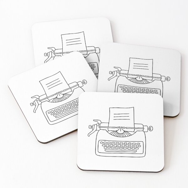 Item preview, Typewriter with Page Halfway Inserted designed and sold by rasagamastore.