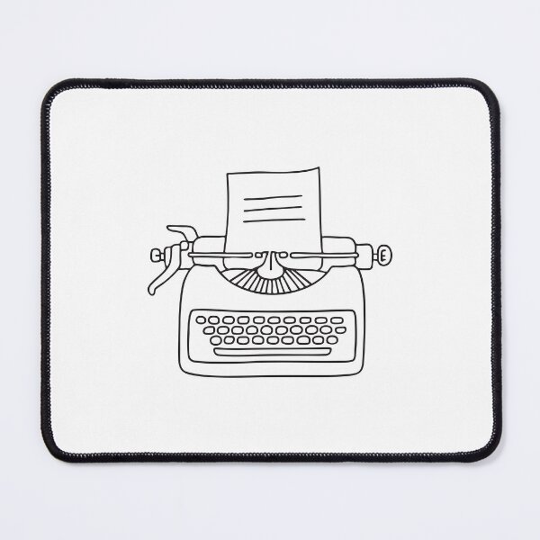 Item preview, Typewriter with Page Halfway Inserted designed and sold by rasagamastore.