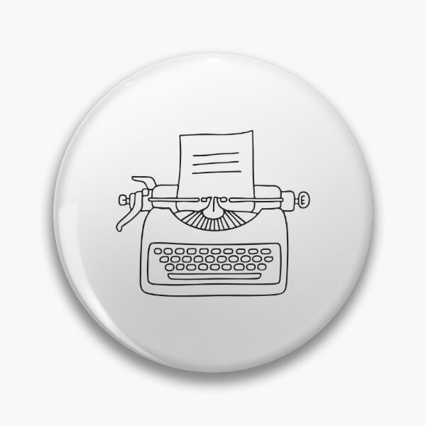 Item preview, Typewriter with Page Halfway Inserted designed and sold by rasagamastore.
