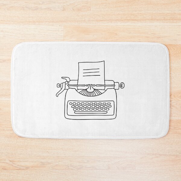 Item preview, Typewriter with Page Halfway Inserted designed and sold by rasagamastore.