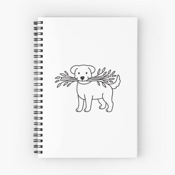 Item preview, Dog Carrying Twig in Mouth designed and sold by rasagamastore.