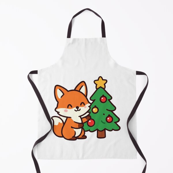 Item preview, Holiday Joy Fox - Cute Christmas Kawaii Sticker designed and sold by foryouandyours.
