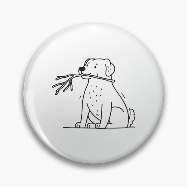 Item preview, Dogs Carrying Twigs in Their Mouths designed and sold by rasagamastore.