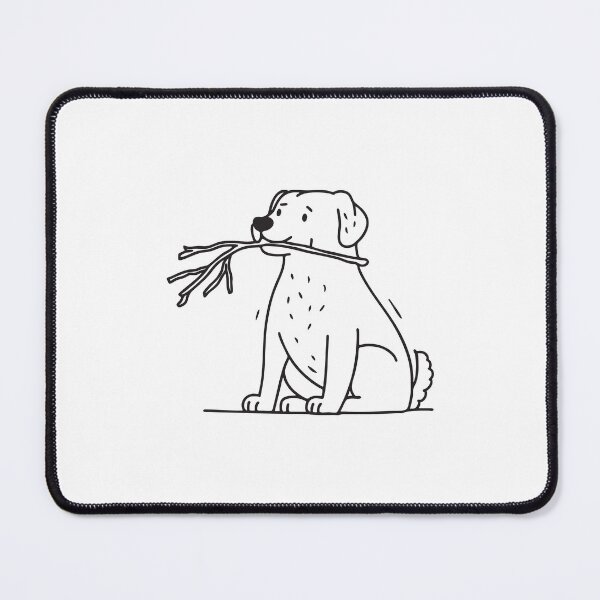 Item preview, Dogs Carrying Twigs in Their Mouths designed and sold by rasagamastore.