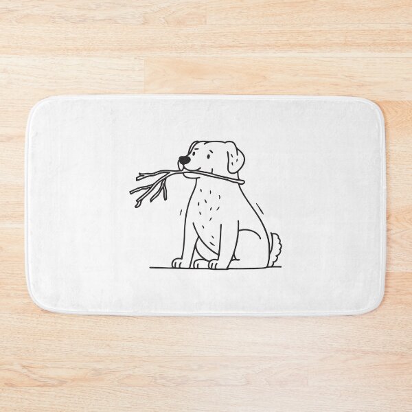Item preview, Dogs Carrying Twigs in Their Mouths designed and sold by rasagamastore.