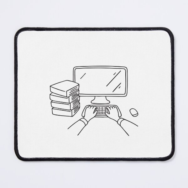 Item preview, Typing Hands Beside Folder Stack designed and sold by rasagamastore.