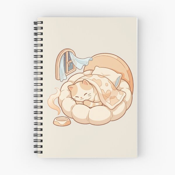 Item preview, Cozy Cat in Bed: Dreamy Starry Night designed and sold by MythicCotton.