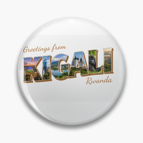 Item preview, Saludos desde Kigali, Ruanda - Postal de viaje antigua designed and sold by VYBEHAUS.
