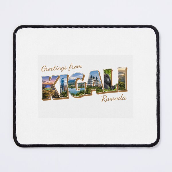 Item preview, Greetings from Kigali Rwanda - Vintage Travel Postcard designed and sold by VYBEHAUS.