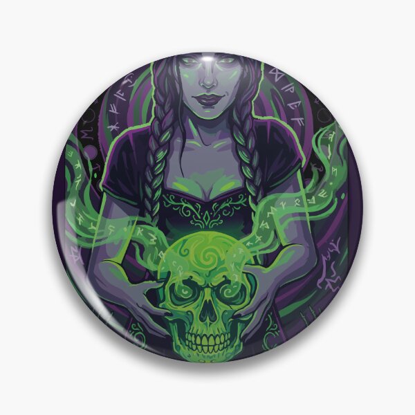 Item preview, Witch greetings from beyond the grave designed and sold by DCSMKreativ.