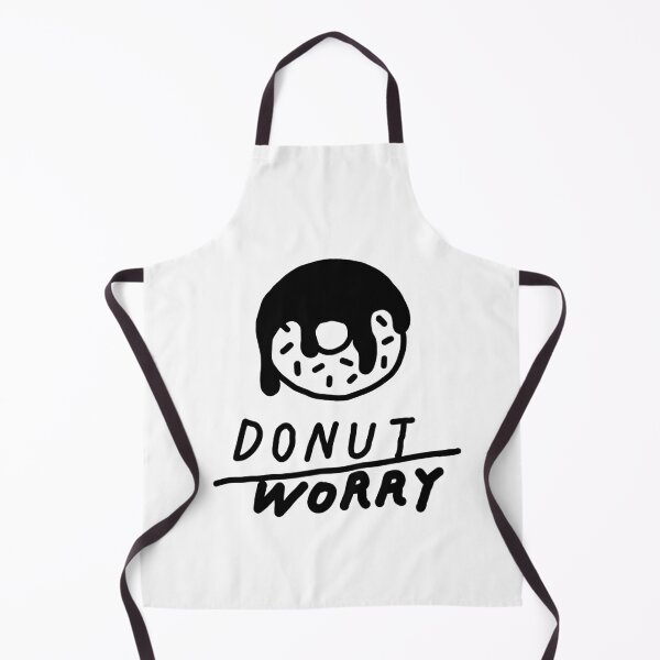 Item preview, Cute Donut Illustration, Donut Worry Funny Food Quote, Hand Drawn Bakery Doodle designed and sold by DaisyRooDesign.
