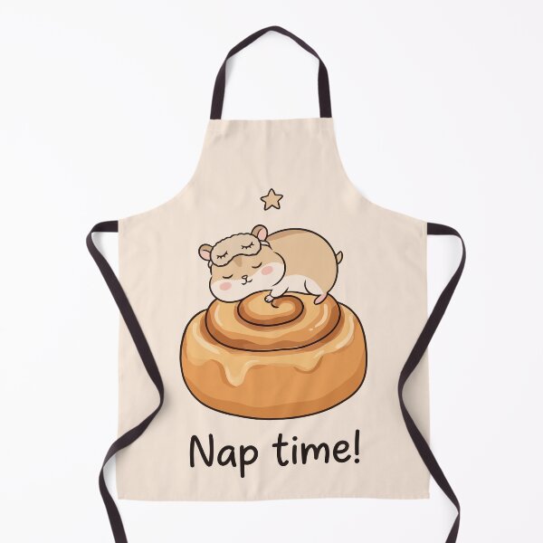 Item preview, Cute Sleeping Hamster on Cinnamon Roll Nap Time designed and sold by Amir Faysal.