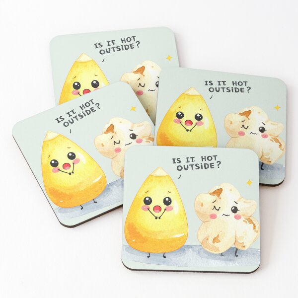 Item preview, Summer, too hot outside, popcorn designed and sold by LiskoDesign.
