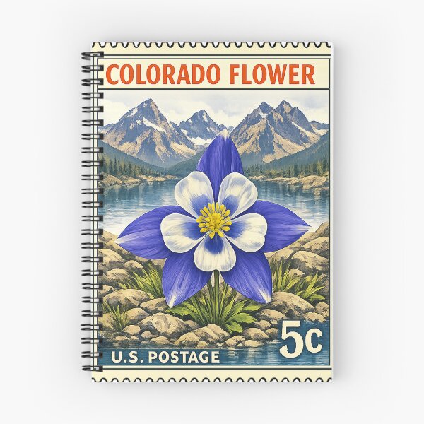Item preview, Colorado Flower Stamp designed and sold by ryanapples2.