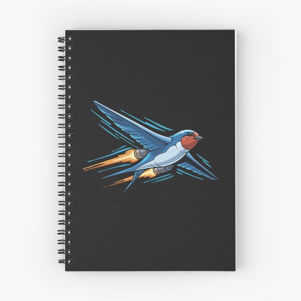 Item preview, Jetpack Swallow Rocket Bird Graphic designed and sold by AwesomeBeyondLimits.