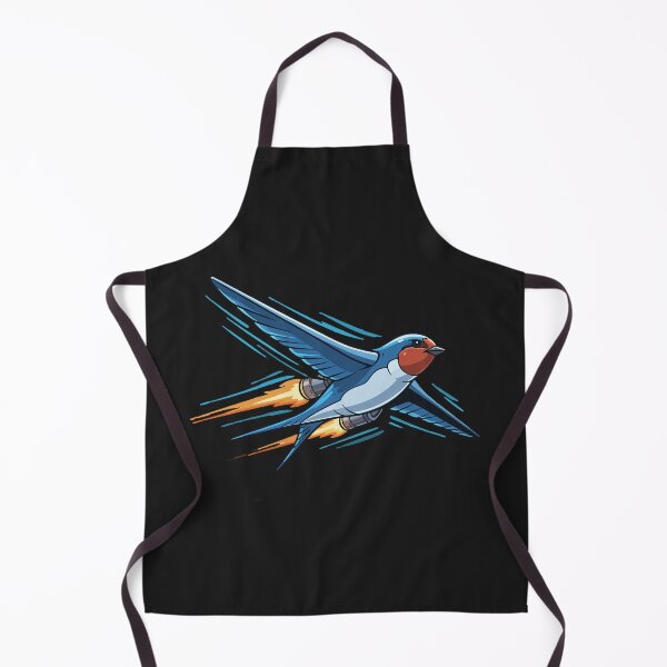 Item preview, Jetpack Swallow Rocket Bird Graphic designed and sold by AwesomeBeyondLimits.