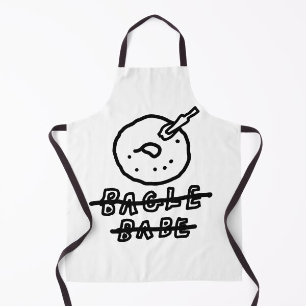 Item preview, Cute Bagel Illustration, Bagel Babe Funny Food Quote, Hand Drawn Bakery Doodle designed and sold by DaisyRooDesign.