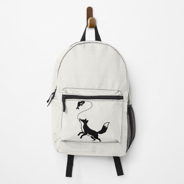 Item preview, Minimalist Fox and Fish Silhouette Stencil Art designed and sold by Amir Faysal.