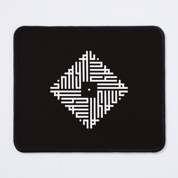 Item preview, INAYA | White | Modern Geometric Kufi Calligraphy | From Name to Art designed and sold by FOR YOUR NAME.