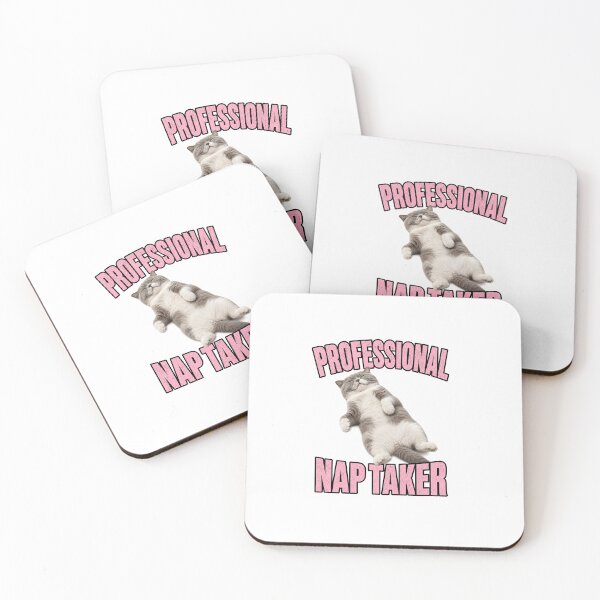 Item preview, Professional nap taker funny cat meme  designed and sold by Meenova Art.