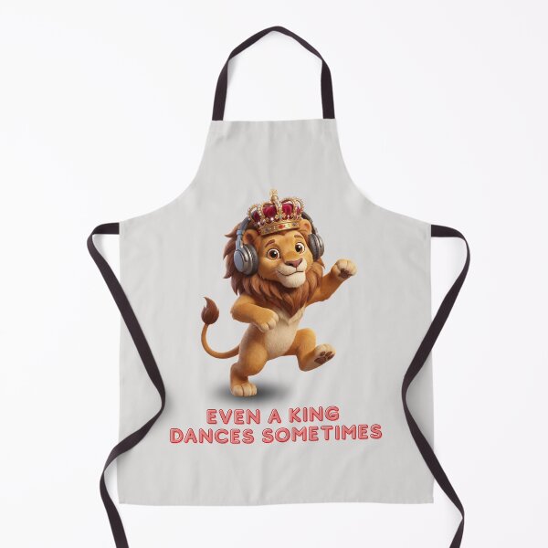 Item preview, Even A King Dances Sometimes Funny Lion designed and sold by Alpikycn.
