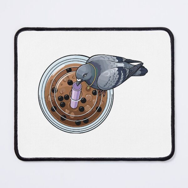 Item preview, Urban Street Pigeon Drinking Boba Tea designed and sold by ArcApparel2020.