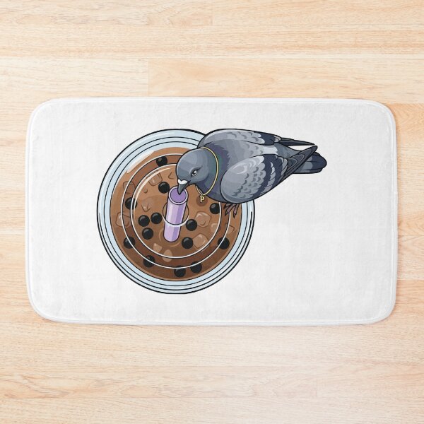 Item preview, Urban Street Pigeon Drinking Boba Tea designed and sold by ArcApparel2020.