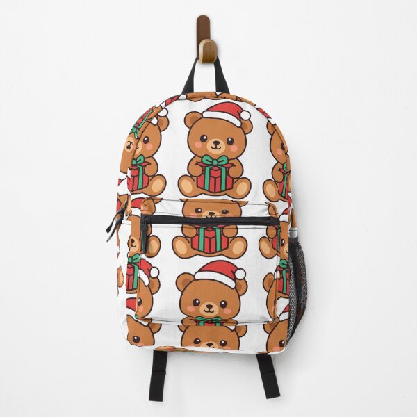 Item preview, Gift of Joy Bear - Holiday Kawaii Sticker designed and sold by foryouandyours.