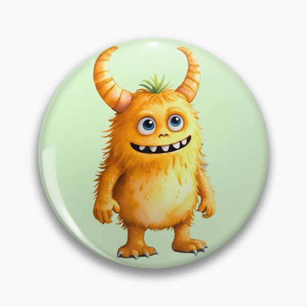 Item preview, Little pumpkin monster. Minimalistic baby monster. designed and sold by NewtBoo.