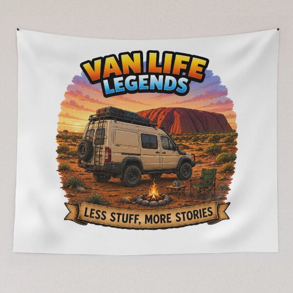 Item preview, Life on the Open Road – Van Life Legends designed and sold by Holiday-Hunter.