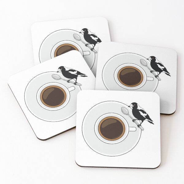 Item preview, Taza de espresso Grumpy Magpie Shiny Spoon designed and sold by ArcApparel2020.