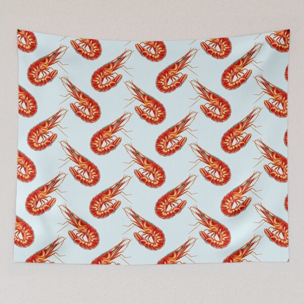 Item preview, Ocean Life Coastal Pattern Collection | Seahorses, Stingrays, Tropical Fish & Shrimp | Nautical Marine Surface Pattern Designs designed and sold by VirtuallyCreativ .