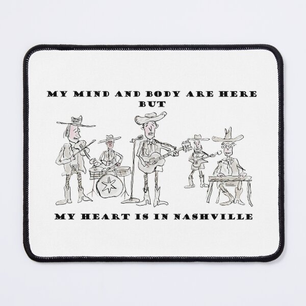 Item preview, country band love nashville designed and sold by Inky Fingers Illustrations.