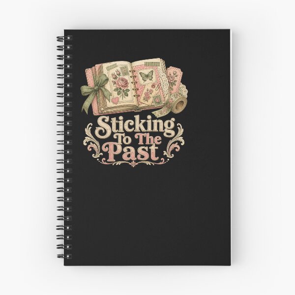 Item preview, Sticking To The Past - Scrapbooking Humor designed and sold by BinAlgoPix.