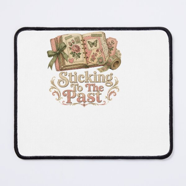Item preview, Sticking To The Past - Scrapbooking Humor designed and sold by BinAlgoPix.