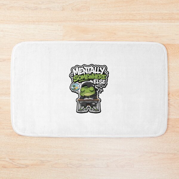 Item preview, Mentally Somewhere Else - Sleepy Frog Streetwear Cartoon Sticker designed and sold by Aesthicer.