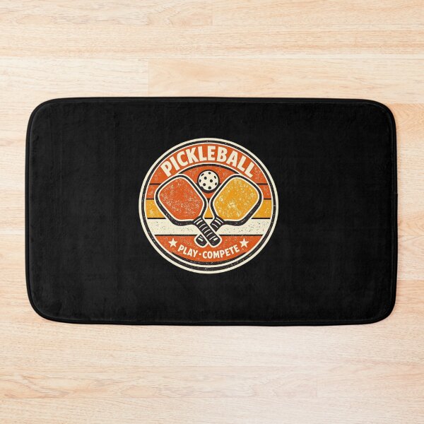 Item preview, Pickleball Retro Badge – 1970s Vintage Sports Design designed and sold by Timeless Junction.
