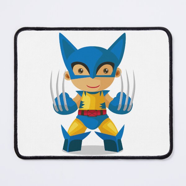 Item preview, Cute Chibi Wolverine Superhero Cartoon Sticker | Adorable Comic Hero Vector Art designed and sold by amareshdas008.
