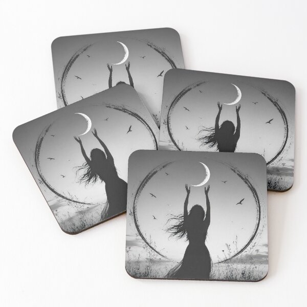 Item preview, Touching the Crescent Moon designed and sold by Saint Arts Studio.