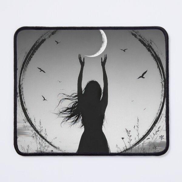 Item preview, Touching the Crescent Moon designed and sold by Saint Arts Studio.