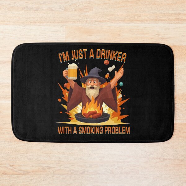 Item preview, I'm Just A Drinker with A Smoking Problem designed and sold by tellia-kallisto.