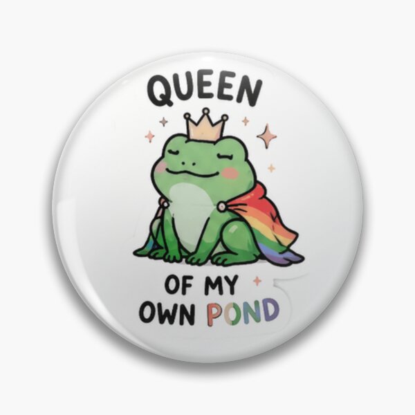 Item preview, Pond-erfully Proud Cute Rainbow Frog Pride designed and sold by Pixanova.