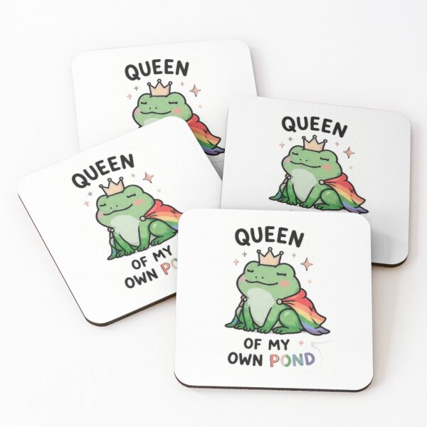 Item preview, Pond-erfully Proud Cute Rainbow Frog Pride designed and sold by Pixanova.
