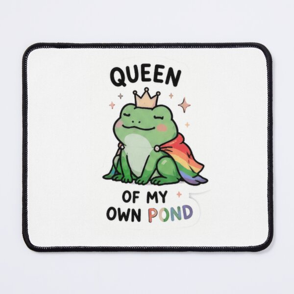 Item preview, Pond-erfully Proud Cute Rainbow Frog Pride designed and sold by Pixanova.